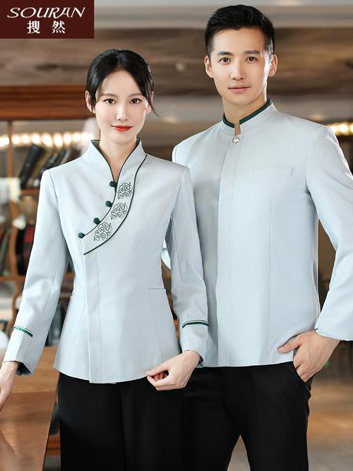 秋冬餐厅服务员穿这件中国风外套,暖而不臃肿还显气质✨